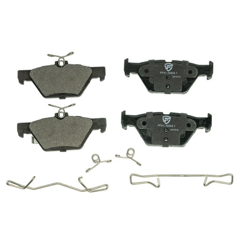 FactionFab V2 Rear Brake Pads - 2015-2021 WRX CVT / 2022+ Subaru WRX CVT