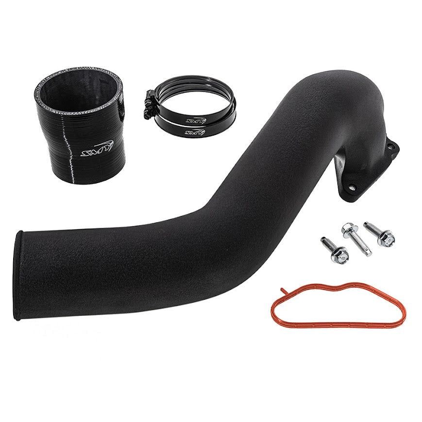 SMY GODZILLA Cast Aluminum Top Mount Intercooler Pipe - Black - 2022-2026 Subaru WRX