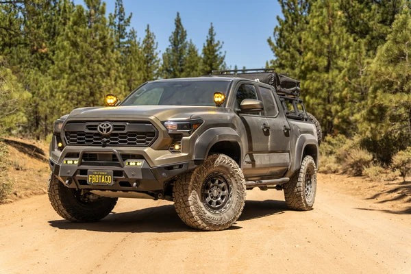 Body Armor 4x4 Hiline Front Winch Bumper for 2024-2026 Toyota Tacoma - TC-19342