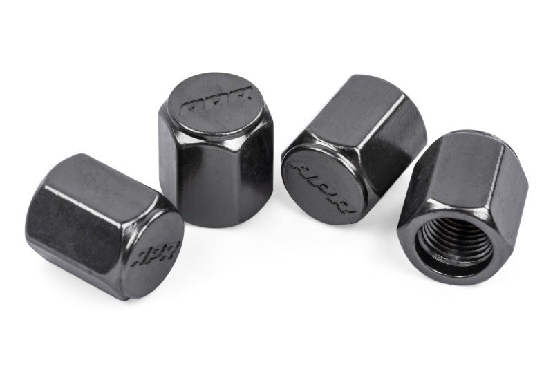 APR Valve Stem Caps - Gunmetal (Set of 4)
