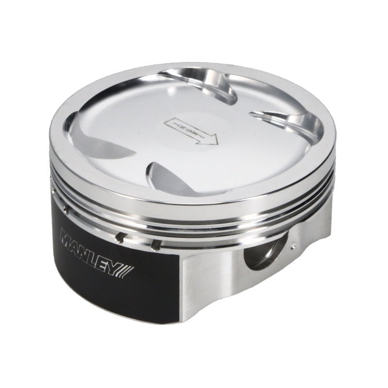 Manley 83mm Stroker 99.75mm +0.25mm Bore 9.8:1 Dish Piston Set with Rings - 2004-2021 Subaru STi (EJ257)