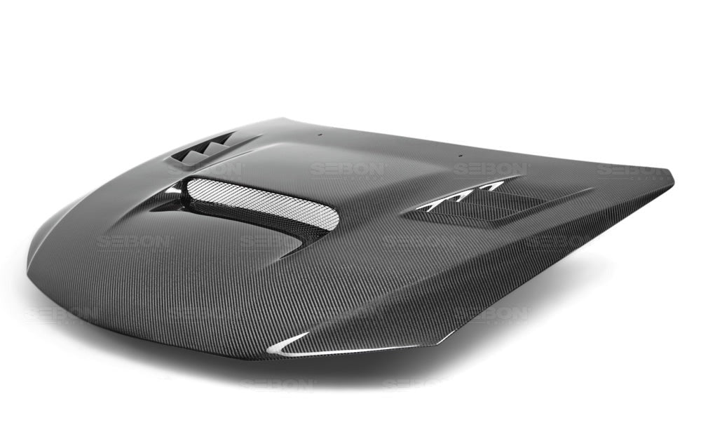 Seibon Carbon Fiber CW Style Hood - 2008-2014 Subaru WRX / STI