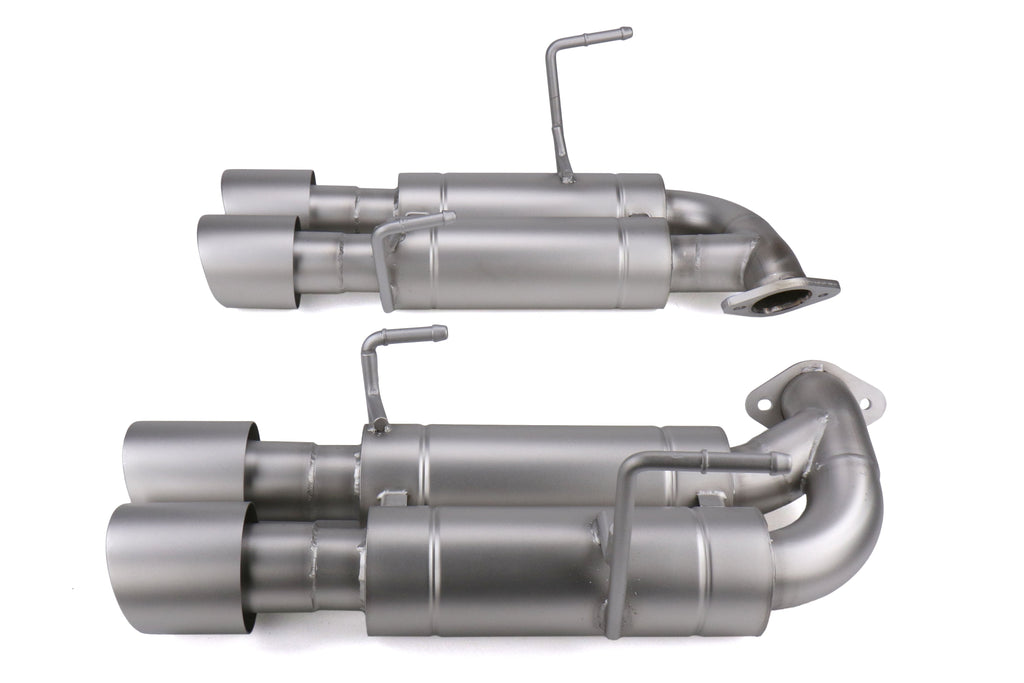 cp-e Austenite Axle Back Exhaust w/ Titan Tips - 2015-2021 Subaru WRX / STI