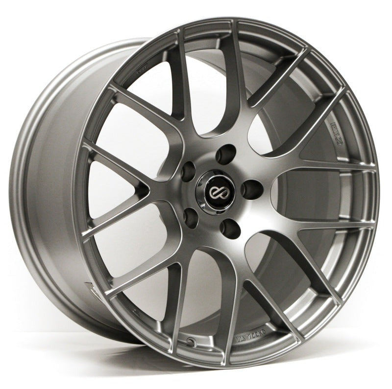 Enkei Raijin 18x8.5 50mm Offset 5x114.3 Bolt 72.6 Bore - Dia Titanium Gray (Single Wheel)