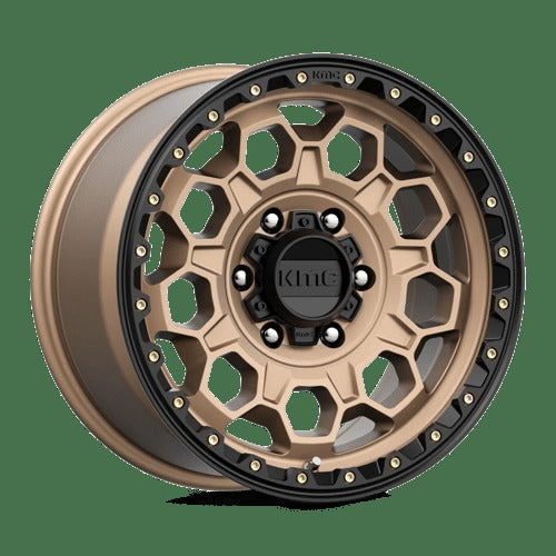 KM545 17X9 6X5.5 M-BRZ BLK LP 18MM