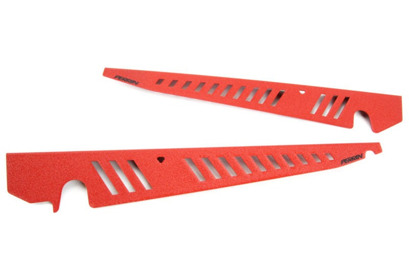 PERRIN Performance Fender Shroud Red - 2008-2014 Subaru STI / 2011-2014 WRX