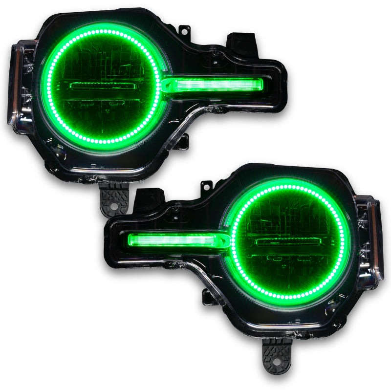 Oracle 2122 Ford Bronco Headlight Halo Kit w/DRL Bar Base Headlights w/Simple Control