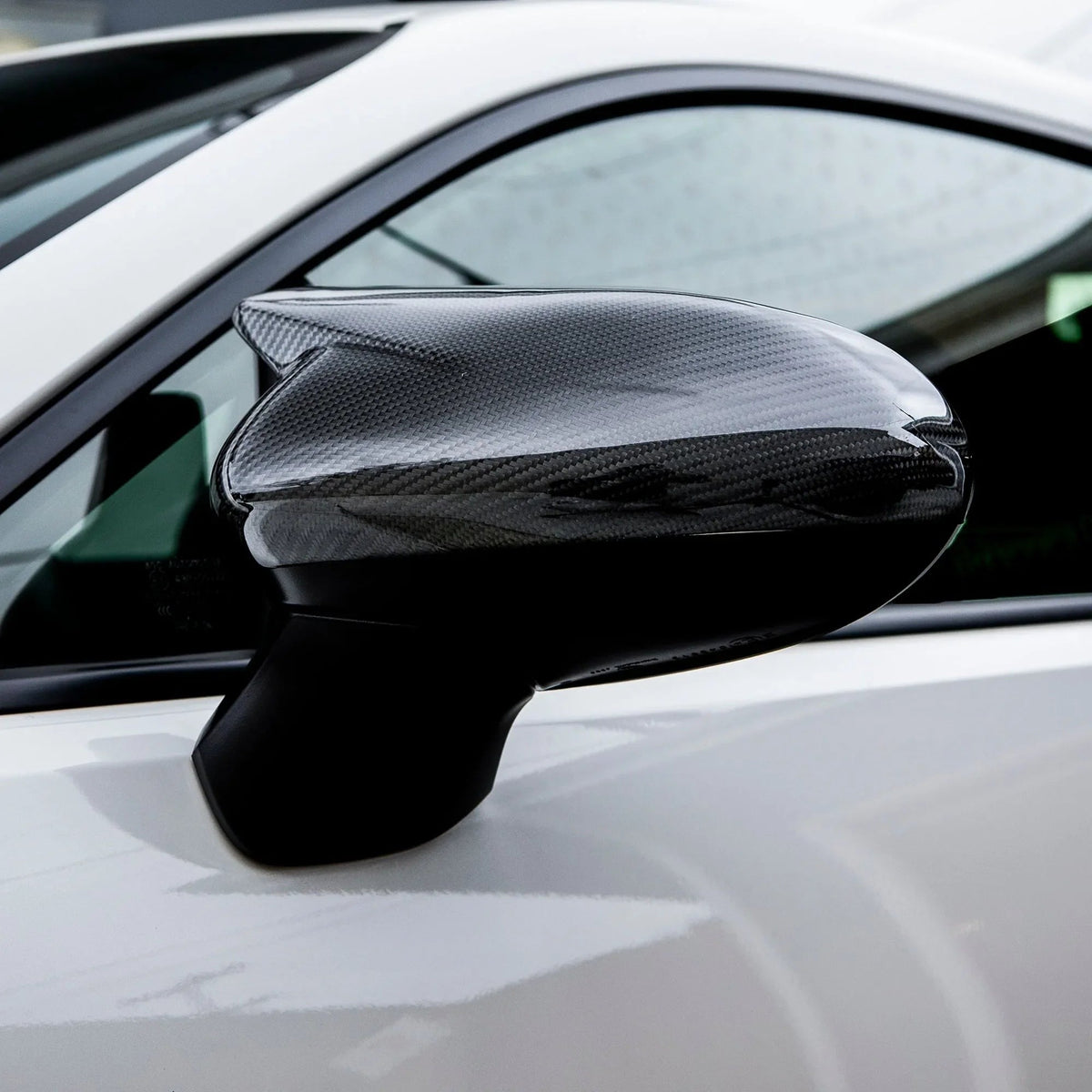 Compressive Tuning Arrowhead Carbon Fiber Mirror Caps - 2022-2026 Subaru BRZ