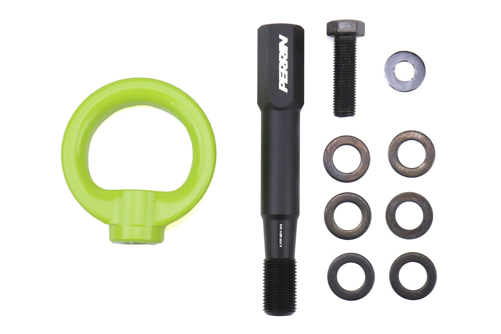 PERRIN Front Tow Hook (Neon Yellow) - 2015-2017 Subaru WRX / STI