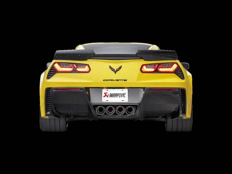 Akrapovic Slip-On Line Titanium with Carbon Tips for 2014-2017 Chevrolet Corvette Z06 (C7) - MTP-CO/TI/2