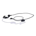 Rugged Radios PATROL Moto Kit - Ear Piece and Hand Mic With R1 (Safety Yellow) - Business Band Radio