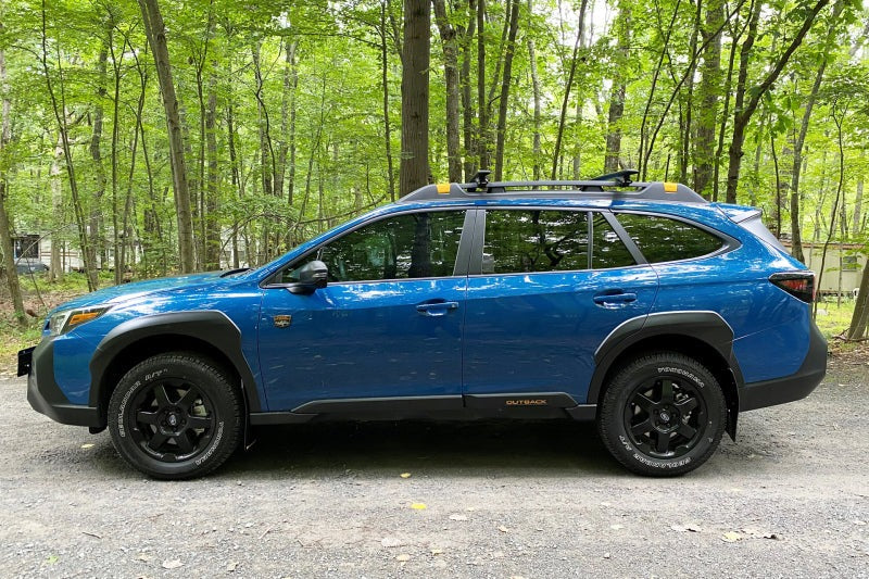 Rally Armor UR Mud Flap w/Blue Logo - Black - 2022-2024 Subaru Outback Wilderness