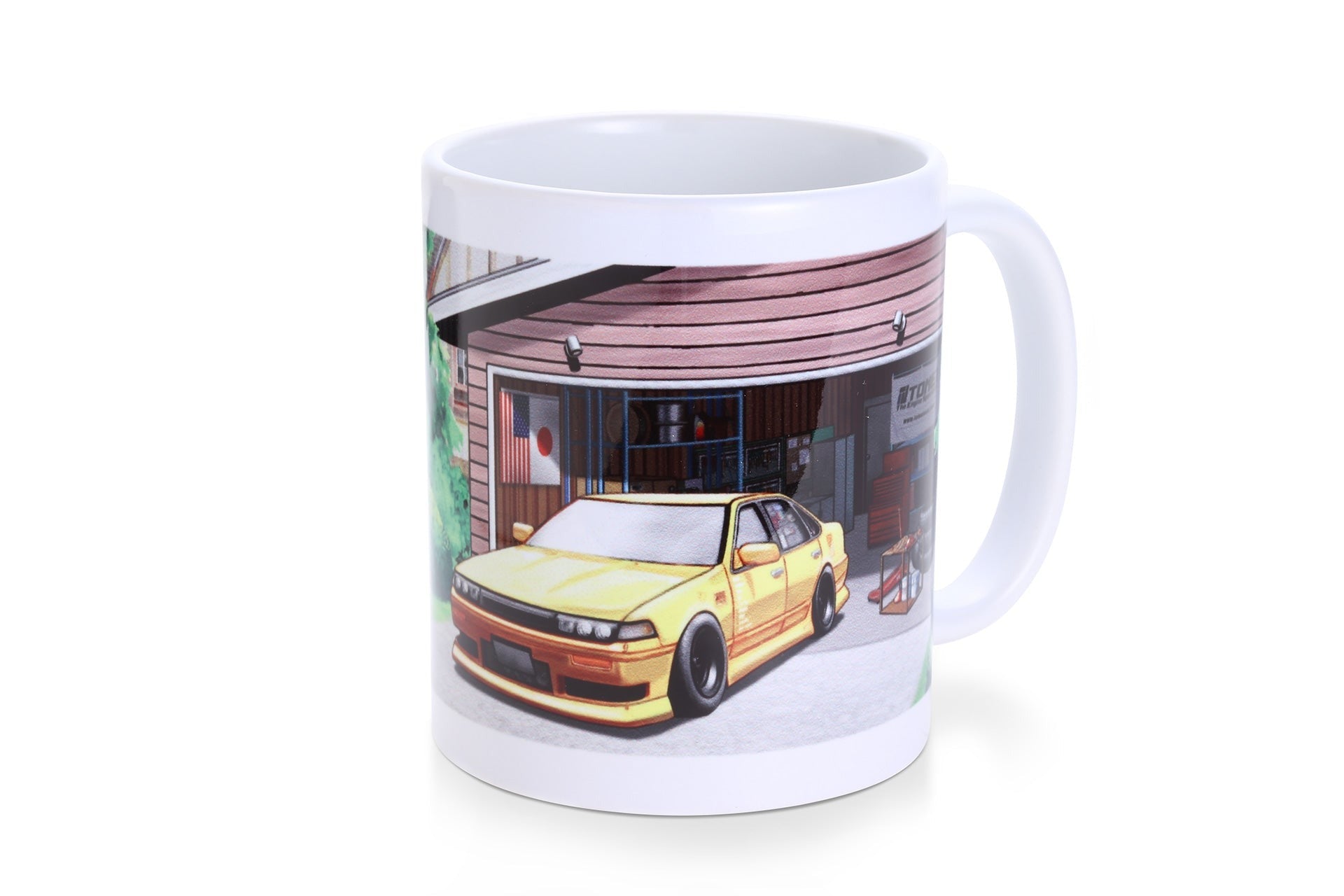 Tomei Mug - White A31 Cefiro Garage - Universal