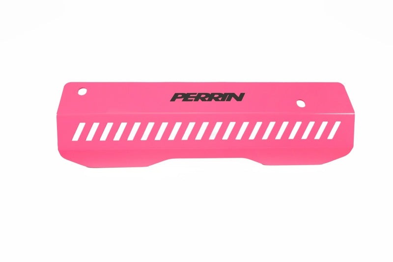 PERRIN Pulley Cover - Hyper Pink (SHORT - For Use w/PERRIN AOS) - 2022-2026 Subaru WRX