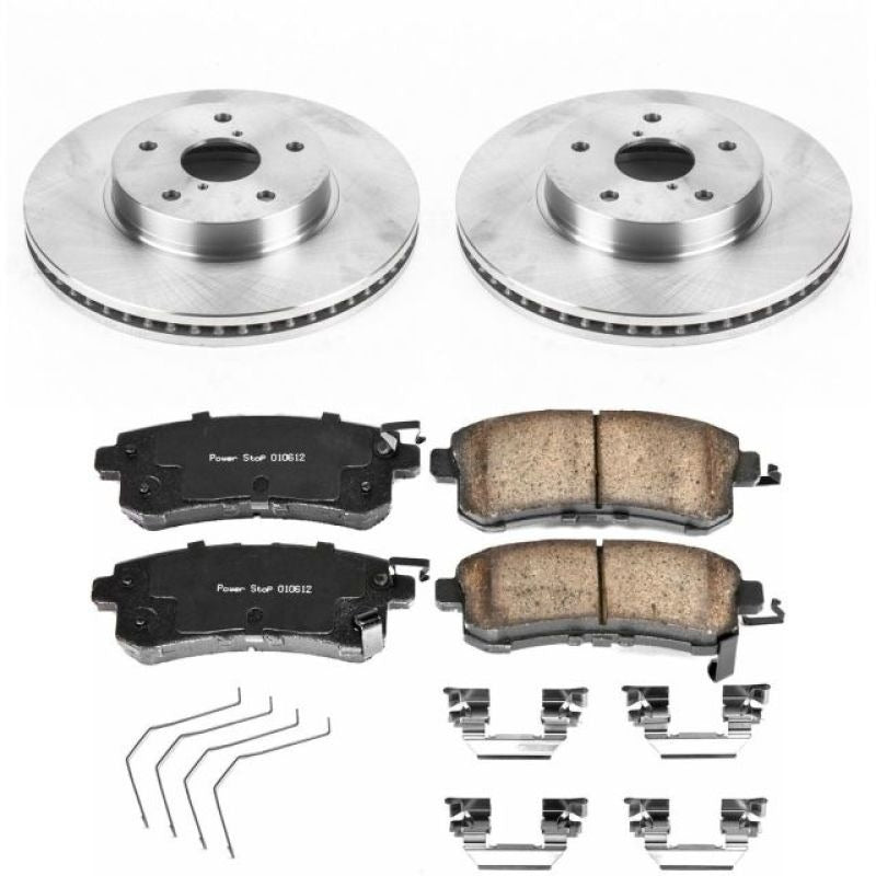 Power Stop Autospecialty Brake Kit - Front - 2015-2018 Subaru Legacy