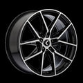 Kraze KR196 Evolve 20x9 5x112 +35 Offset Gloss Black Machined Wheel