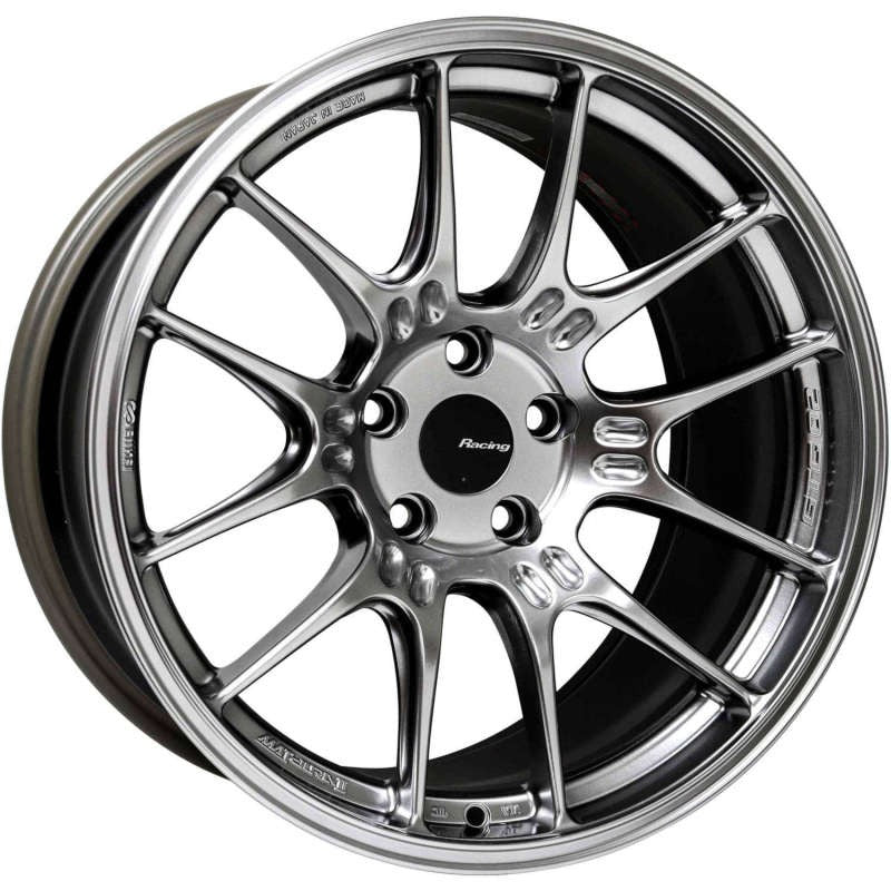 Enkei GTC02 18x9 5x114.3 42mm Offset 75mm Bore Hyper Silver (Single Wheel)