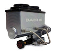 Baer Brakes GM/Ford 1-1/8in Bore Remaster Left Port 2-Bolt Master Cylinder Combo Kit - Gray
