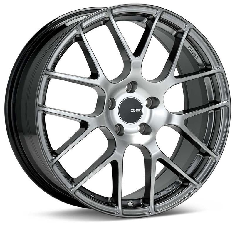 Enkei Raijin 19x9.5 35mm Offset 5x120 Bolt Pattern 72.6 Hub Bore - Hyper Silver (Single Wheel)