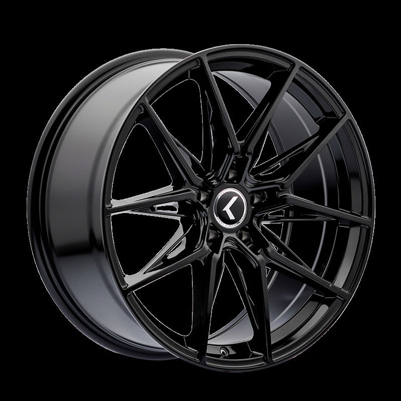 Kraze KR196 Evolve 20x9 5x112 +35 Offset Gloss Black Wheel