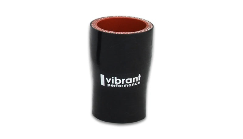 Vibrant Performance Reducer Coupler, 1.625in ID x 1.375in ID x 3.00in Long - Black, Silicone Intake/Boost/Cooling Plumbing - Part 19723