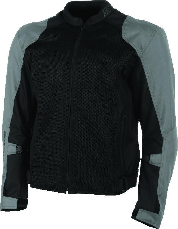 Speed and Strength Lightspeed Men's Fierce Mesh Armored Motorcycle Jacket - Grey/Black, Large - 892244