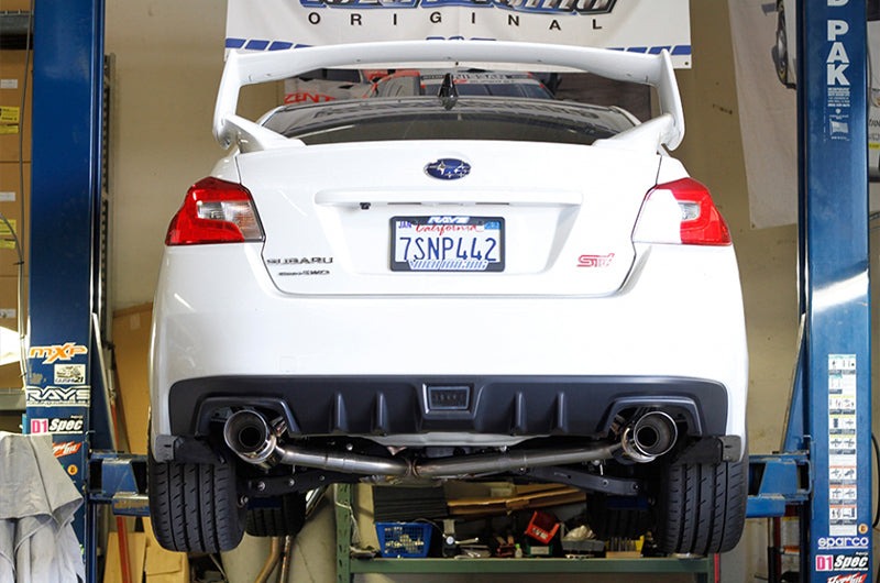 MXP Cat Back Exhaust Dual Single Tip - 2015-2021 Subaru WRX / STI