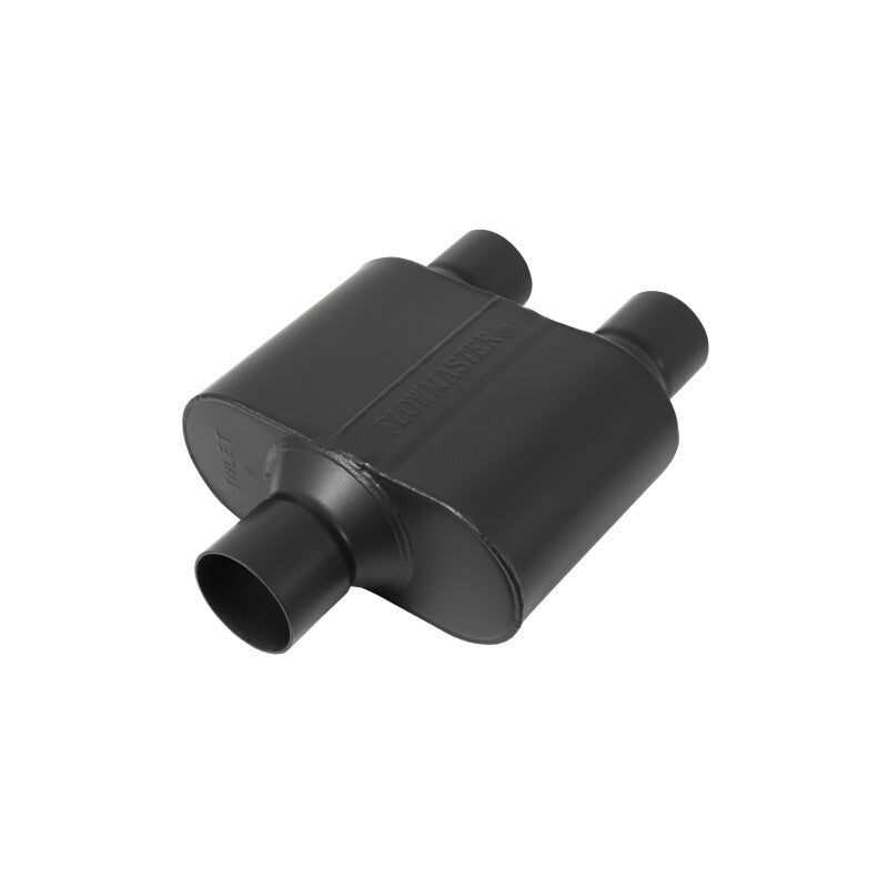 Flowmaster Super 10 Series 2.5-Inch Center Inlet / Dual 2.25-Inch Outlets Muffler - 8425152