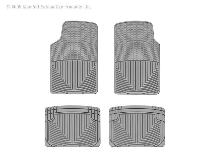 WeatherTech Rear Rubber Floor Mats - Grey - 2010-2014 Subaru Legacy / Outback