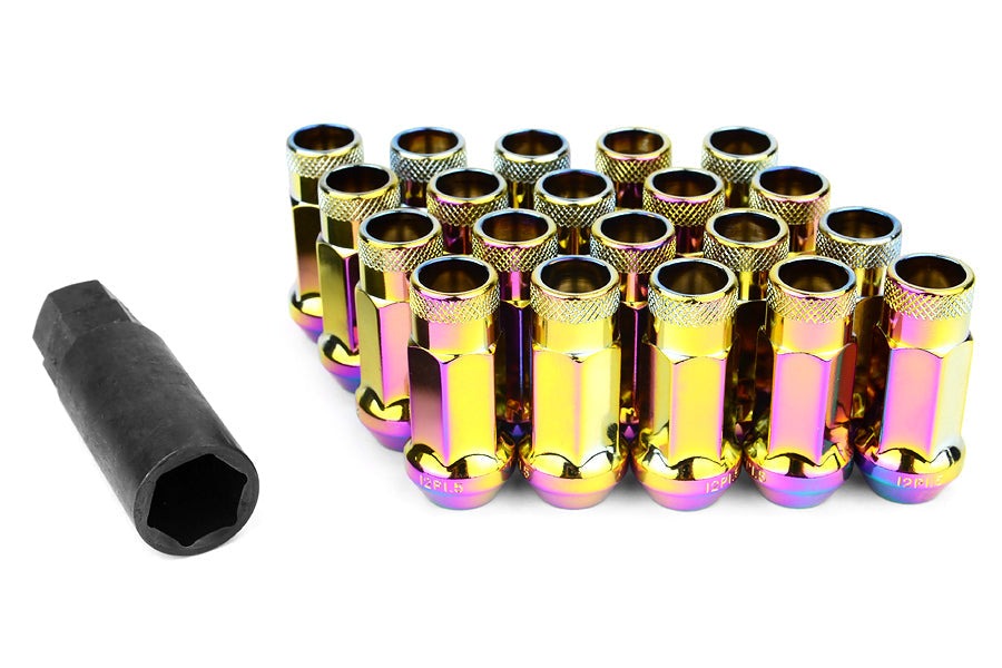 Wheel Mate Muteki SR48 Open End Lug Nuts - Neon 12x1.50 48mm