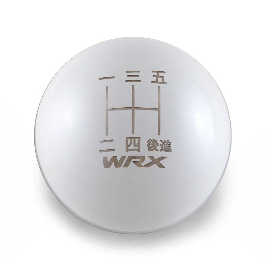 Billetworkz Weighted Shift Knob - 5 Speed WRX Japanese Engraving - Subaru WRX