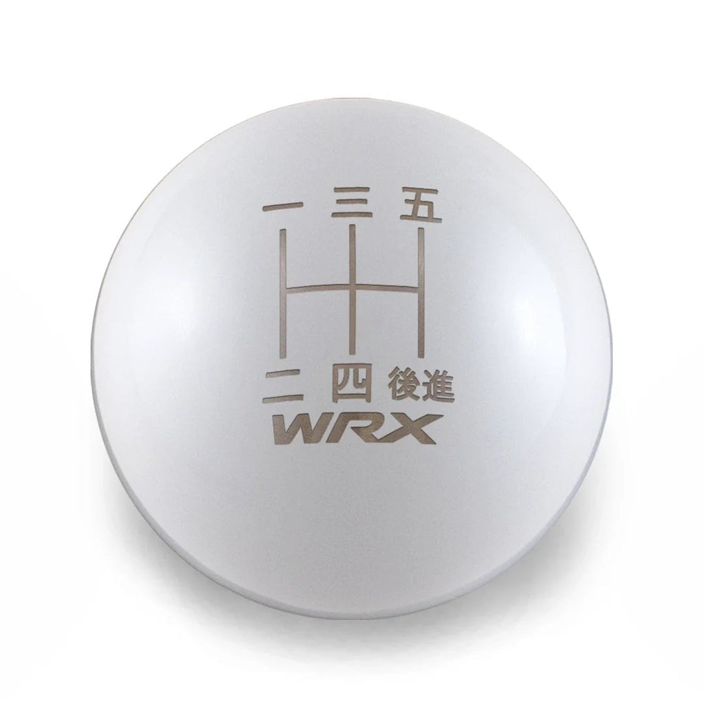 Billetworkz Weighted Shift Knob - 5 Speed WRX Japanese Engraving - Subaru WRX