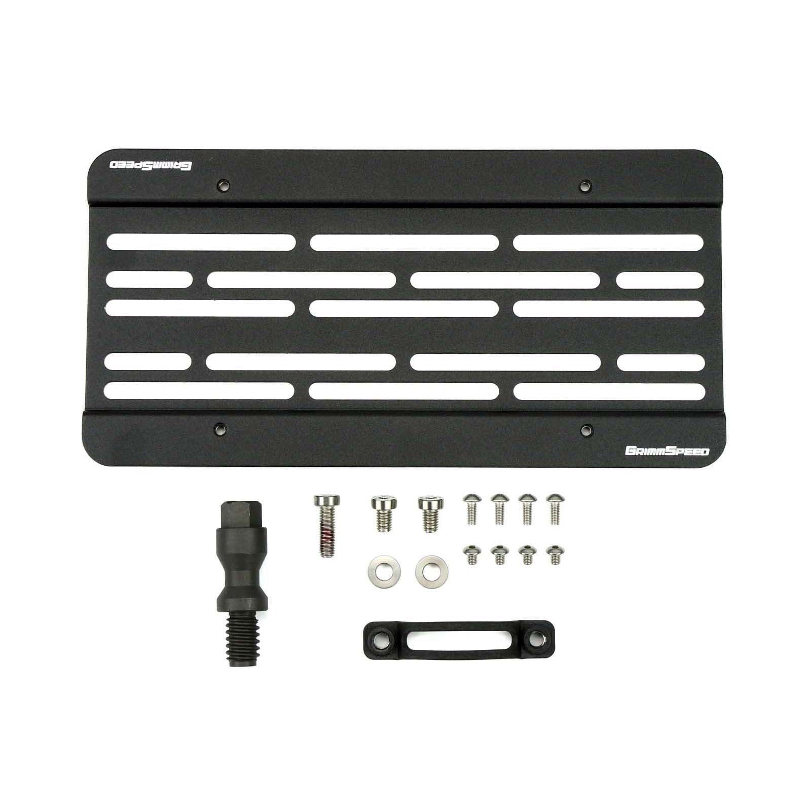 Grimmspeed License Plate Relocation Kit - 2016-2017 Ford Focus RS