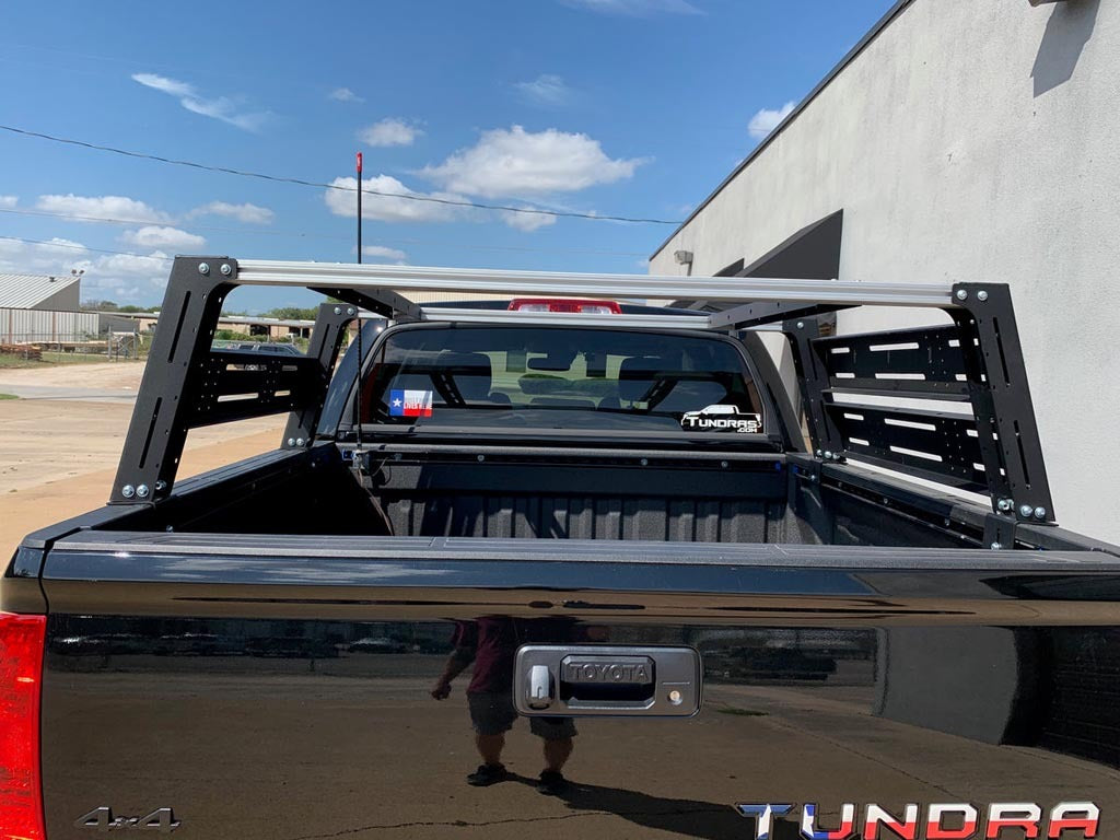 14-21 Toyota Tundra Long Bed Cali Raised LED Overland Bed Rack