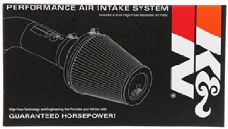 K&N Wrinkle Red Typhoon Short Ram Intake - 2002-2007 Subaru WRX / 2004-2007 STI