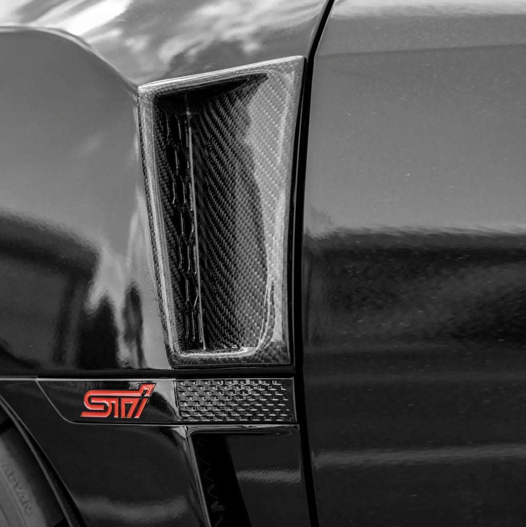 Compressive Tuning STI Carbon Fiber Fender Vent - 2015-2021 Subaru STI, 2015-2021 Subaru WRX