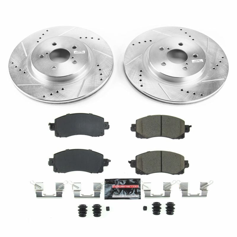 PowerStop Z23 Evolution Sport Front Brake Kit - 2018-2019 Subaru Crosstrek