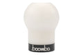 Boomba Racing White Delrin Shift Knob w/ Black Trim - Subaru 6MT Models (inc. 2004+ STI / 2015+ WRX)