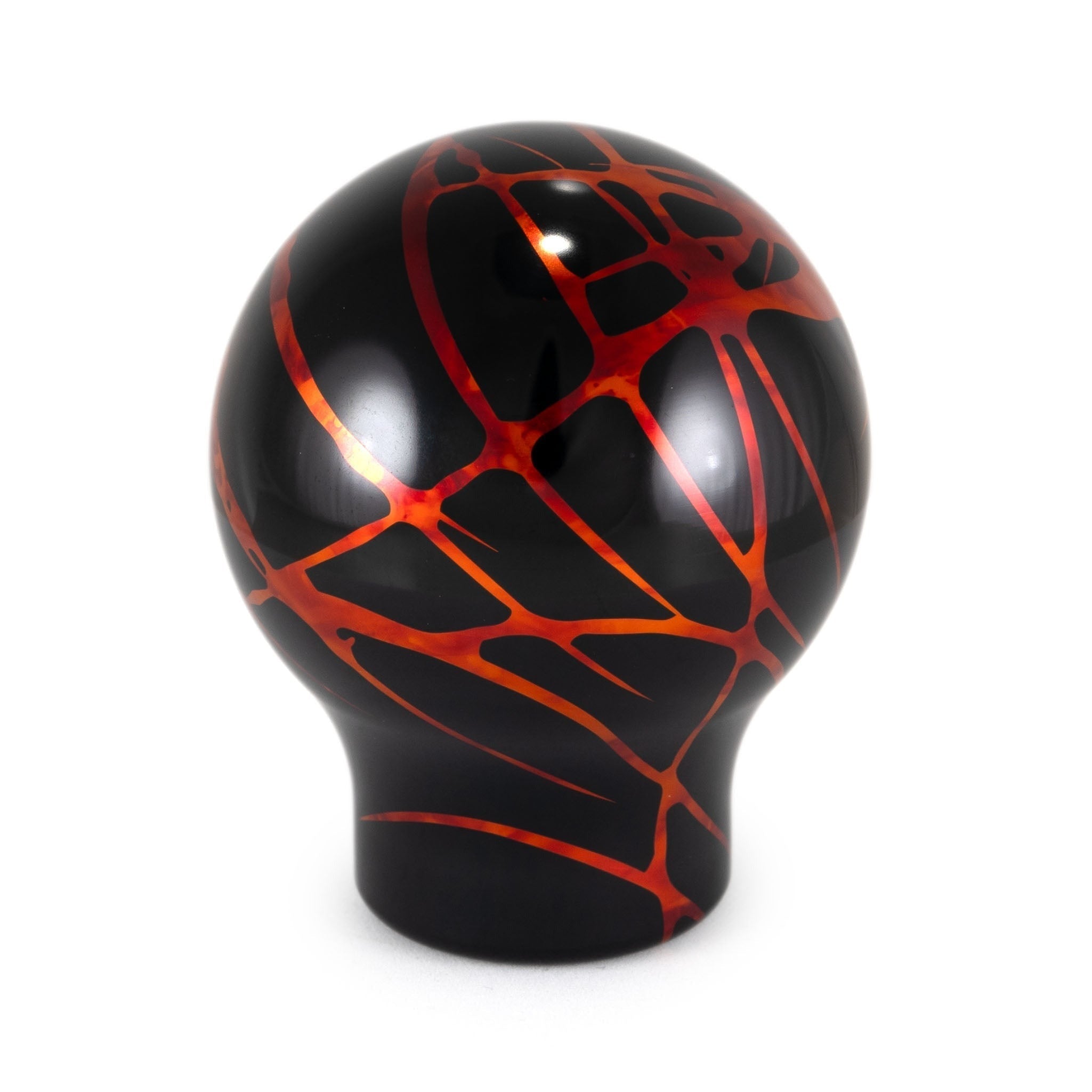 Billetworkz Automatic Shifter - Black w/ Fire Splash - Fits Subaru CVT: WRX (15–21), Crosstrek (13–23), Forester (14–18), Impreza (12–23), Legacy/Outback (10–14)