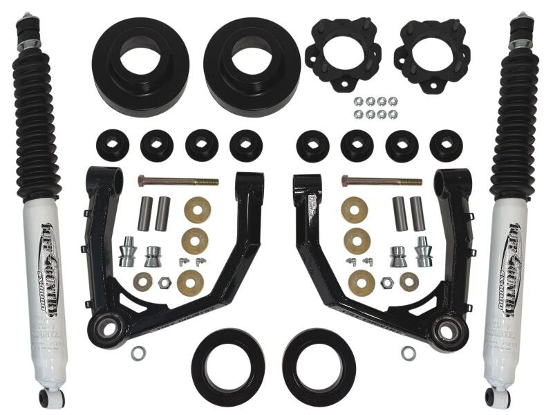 Tuff Country 2022+ Toyota Tundra / 2023+ Sequoia 3in Lift w/ Boxed Uni-Ball Control Arms & Shocks