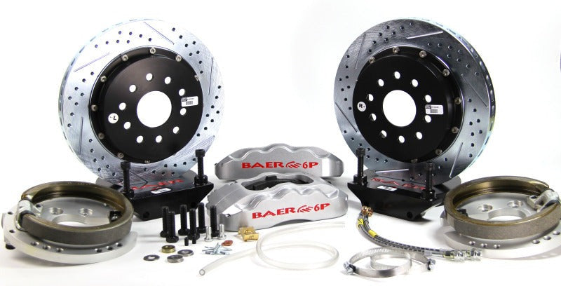 Baer Brakes Detroit Speed C6/DSE Rear Floater 14in Pro+ Rear Brake Kit - Silver