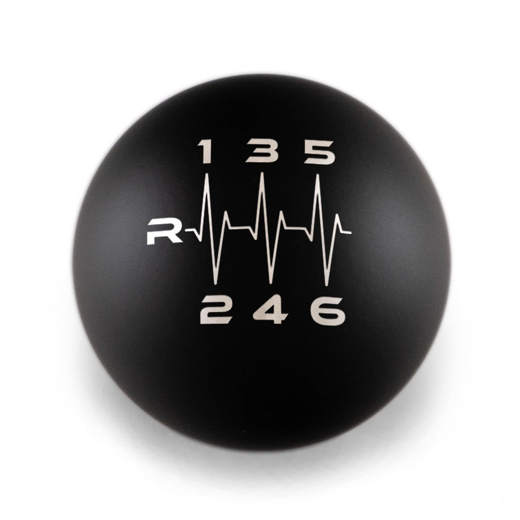 Billetworkz Weighted Shift Knob - 6 Speed Heartbeat Engraving - BRZ / GR86 2022+