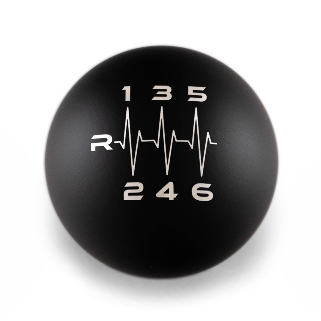 Billetworkz Weighted Shift Knob - 6 Speed Heartbeat Engraving - BRZ / GR86 2022+