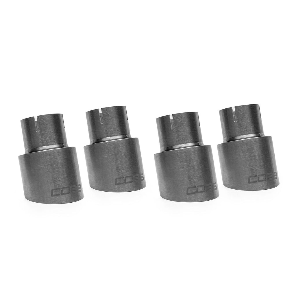 COBB Subaru Brushed Titanium Tip Kit - 2011-2014 Subaru WRX / 2011-2021 STI