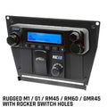 Rugged Radios Polaris RZR PRO XP/Turbo R/PRO R Dash Mount - Rugged M1/G1/RM45/RM60/GMR45 w/Holes