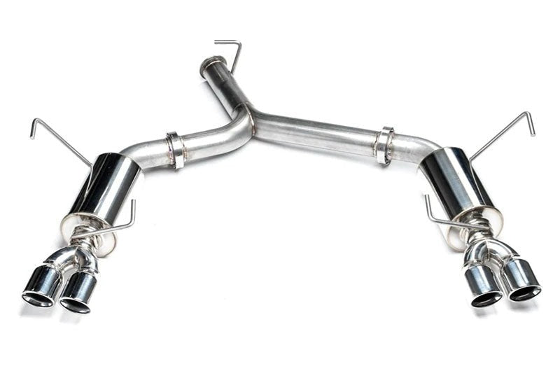 ETS Cat-Back Exhaust System w/Muffler Resonated Polished Tips - 2022-2024 Subaru WRX