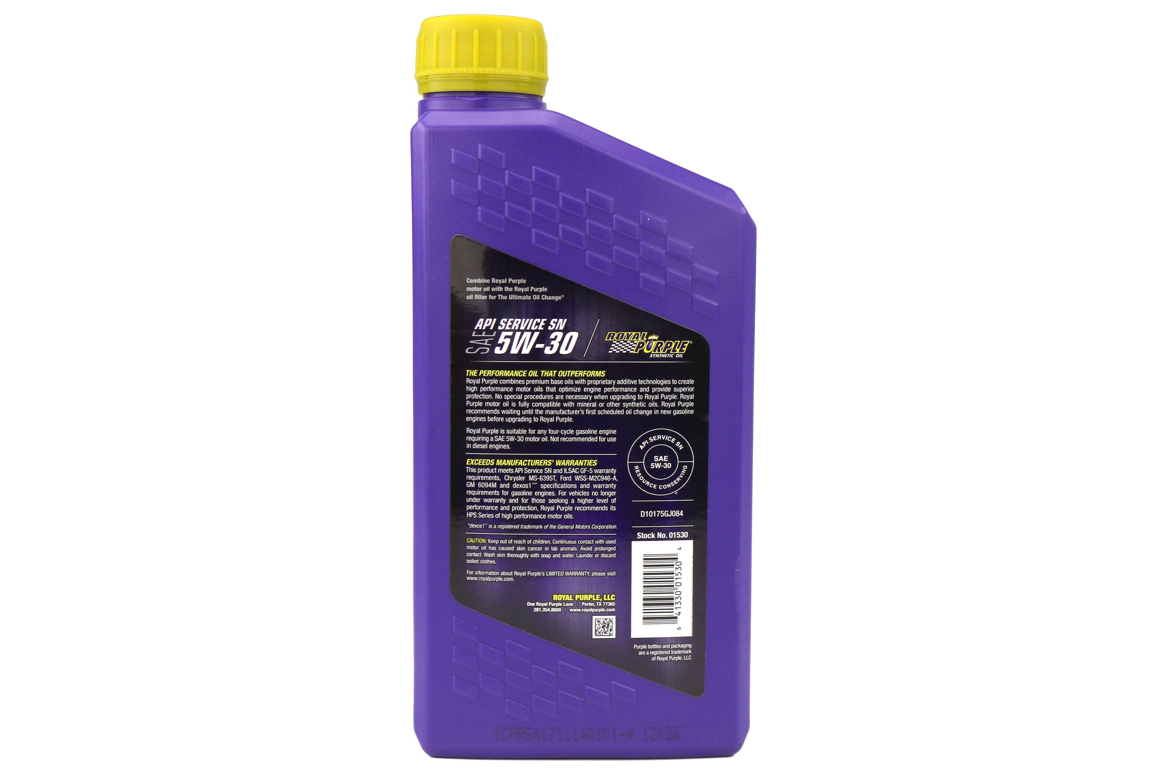 Royal Purple Motor Oil 5W30 1QT - Universal
