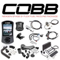 Cobb NexGen Stage 2 + CAN Flex Fuel Redline Carbon Fiber Power Package - Black - 2015-2021 Subaru WRX
