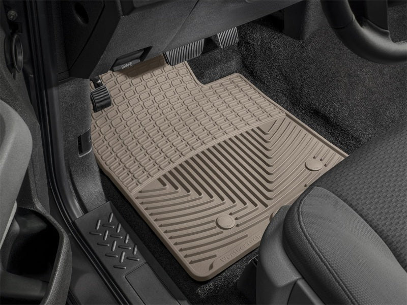 WeatherTech Rear Rubber Floor Mats - Tan - 2010-2014 Subaru Legacy / Outback
