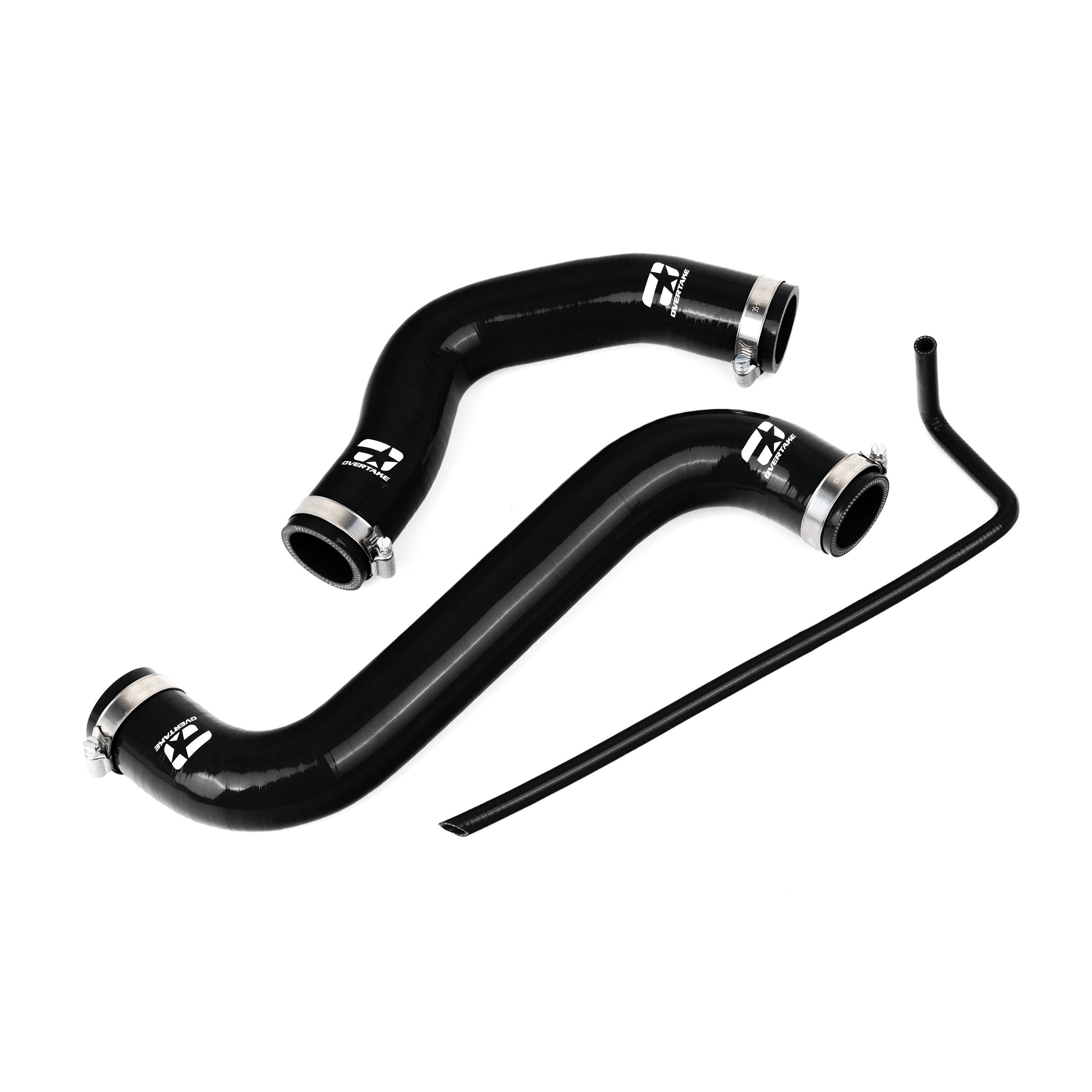 Overtake Radiator Hose Kit (Black) - 2013-2017 Subaru Crosstrek / 2012-2016 Impreza / 2011-2018 Forester